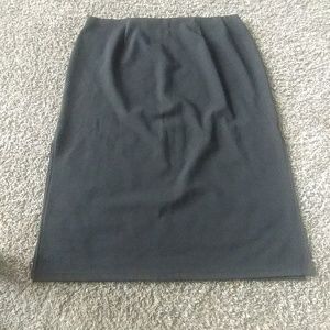 Black skirt with 2 sided split